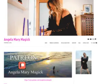 Angelamarymagick.com(Everything Is A Spell) Screenshot