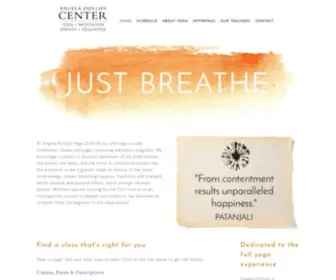 Angelaphillipsyoga.com(Angela Phillips Center) Screenshot