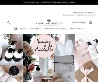 Angelaromatics.com.au(Angel Aromatics) Screenshot