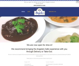 Angelascafeboston.com(Angela's Café) Screenshot