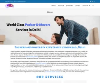 Angelchoudharypackersmovers.com(Best packers and movers in Delhi) Screenshot