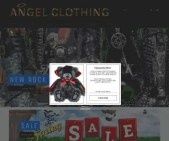 Angelclothing.co.uk(Gothic Clothing) Screenshot