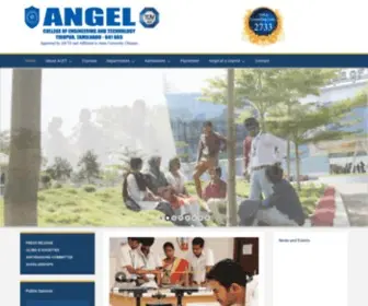 Angelcollege.edu.in(Best engineering college in Tamil Nadu) Screenshot