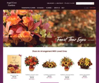 Angelcrestflowers.com(Port Angeles Florist) Screenshot