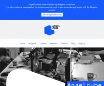 Angelcube.com(Melbourne-based Startup Accelerator) Screenshot
