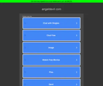 Angeldevil.com(The Leading Angels Site on the Net) Screenshot