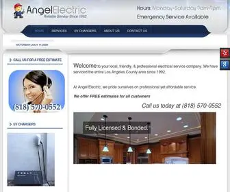 Angelelectriccompany.com(Angel Electric Company) Screenshot