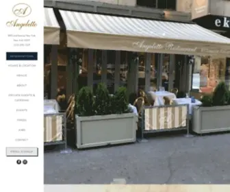 Angeletto.com(Northern Italian Restaurant) Screenshot