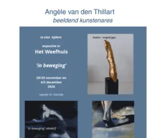 Angelevandenthillart.nl(PORTFOLIO) Screenshot