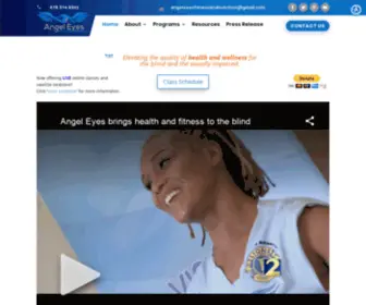 Angeleyesfitnessandnutrition.org(Angel Eyes Fitness and Nutrition) Screenshot