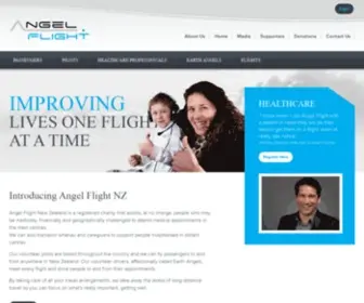 Angelflightnz.co.nz(Angel Flight NZ) Screenshot