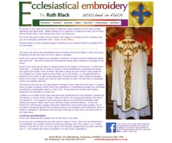 Angelforce.co.uk(Ecclesiastical Embroidery by Ruth Black) Screenshot