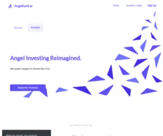 Angelfund.ai(Intelligent introductions to high potential startups) Screenshot