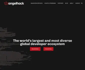 Angelhack.com(Home Page) Screenshot