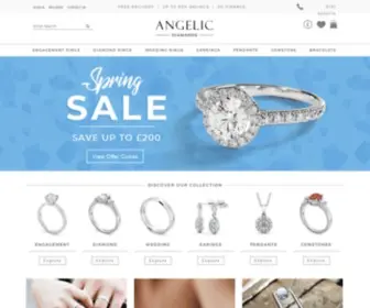 AngeliCDiamonds.com(Beautiful Diamond Jewellery) Screenshot