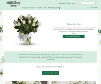 AngelicFloristcreationsnc.com(Fayetteville Florist) Screenshot