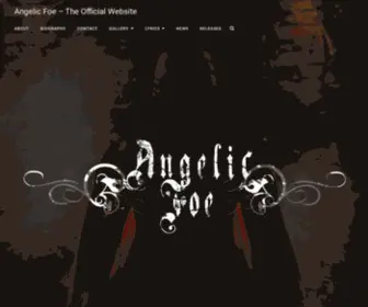 AngelicFoe.com(The Official Website) Screenshot