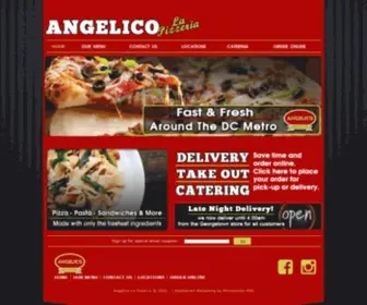 Angelicopizzeria.com(Angelico La Pizzeria) Screenshot