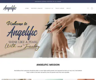 Angelific.com(Angelific specializes in procuring the top quality gracefully crafted Inspired jewelry inc) Screenshot