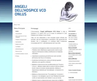 AngelihospicevCo.com(ANGELI HOSPICE VCO ODV) Screenshot