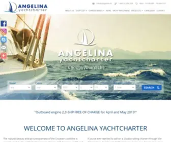 Angelina.hr(The Largest Yacht Charter in Croatia for sailing holidays) Screenshot
