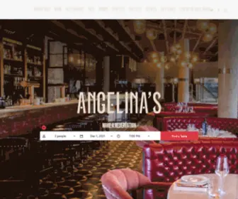 Angelinas.ie(Restaurants Baggot Street) Screenshot