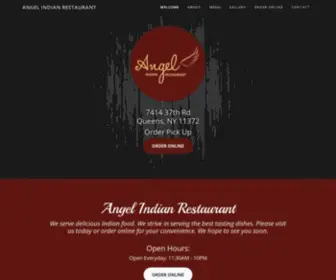 Angelindianny.com(Angel Indian Restaurant) Screenshot