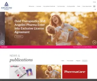 Angelinipharma.com(Angelini Pharma) Screenshot