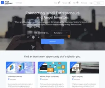 Angelinvestmentnetwork.co.il(Global network of Entrepreneurs) Screenshot