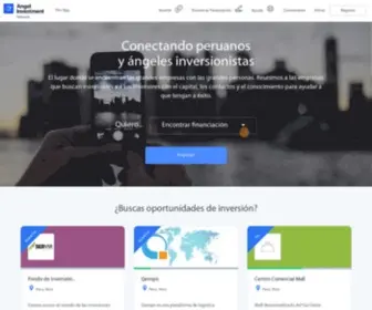 Angelinvestmentnetwork.pe(Red Peruana de Inversiones) Screenshot
