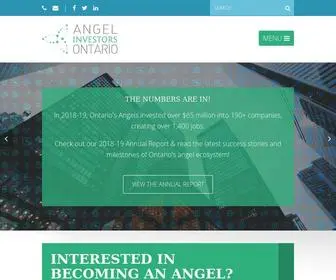 Angelinvestorsontario.ca(Angel Investors Ontario) Screenshot