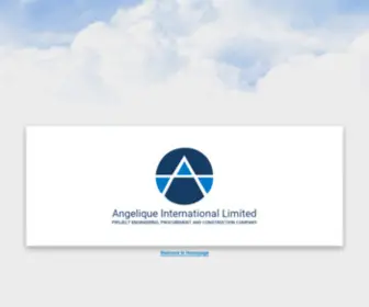 Angelique-India.com(Angelique International Limited Angelique International Limited) Screenshot
