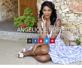 Angeliquenoire.com(Vintage Style in a Modern World) Screenshot