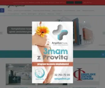 Angelius.pl(Centrum Medyczne Angelius Provita i Angelius Szpital) Screenshot