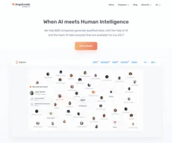 Angelleads.ai(Fill Your Sales Pipeline with Quality Leads) Screenshot