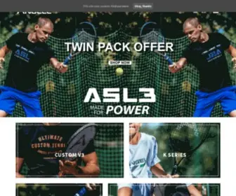 Angelltennis.com(Angell Custom Tennis rackets) Screenshot