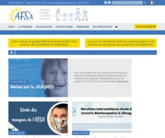 Angelman-Afsa.org(Association Française du syndrome d'Angelman) Screenshot