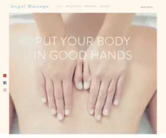 Angelmassages.com(Angel Massage) Screenshot