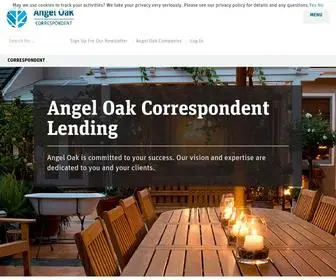 Angeloakcorr.com(Angel Oak Correspondent Lending) Screenshot