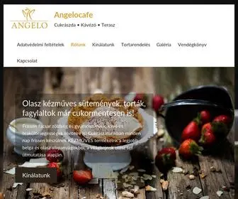Angelocafe.hu(Cukrászda) Screenshot