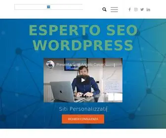 Angelocasarcia.it(Esperto SEO WordPress Angelo Casarcia) Screenshot