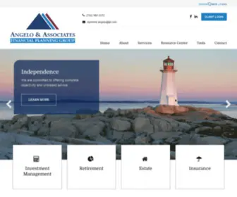 Angelofinancialplanning.com(Angelo & Associates Financial Planning Group) Screenshot