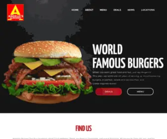 Angelosburgers.com(Angelo's Burgers Oceanside and Encinitas California World Famous Burgers) Screenshot