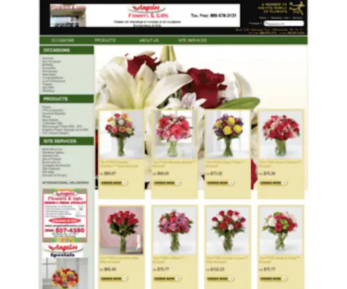 Angelosflowers.com(Angelosflowers) Screenshot