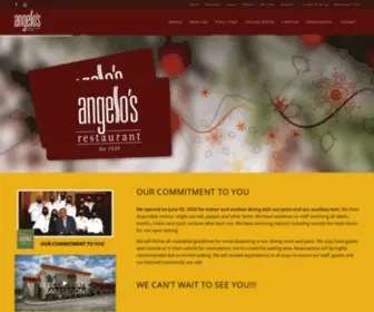 Angelosrestaurant.com(Angelo's Restaurant) Screenshot