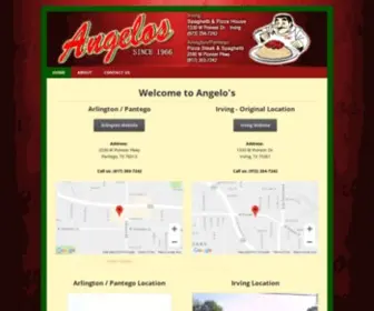 Angelosspaghetti.com(Angelo's Spaghetti & Pizza) Screenshot