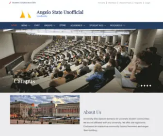 Angelostate.org(Angelo State .org) Screenshot