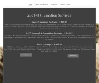 AngelpawscFS.com(PET CREMATION SERVICES) Screenshot