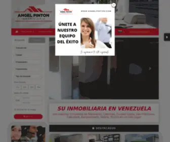 Angelpinton.com(Inmobiliaria en Maracaibo) Screenshot
