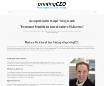 Angelprint.com(Online Printing Company) Screenshot